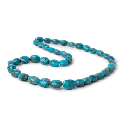 8x6-13x9mm Sleeping Beauty Turquoise Faceted Nuggets 15 inch 41 Beads