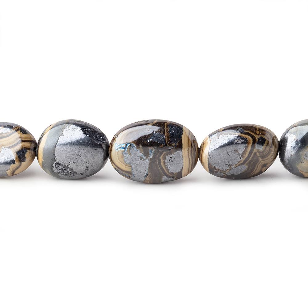 8x6-15x11mm Schalenblende Plain Nugget Beads 20 inch 53 pieces AA rare