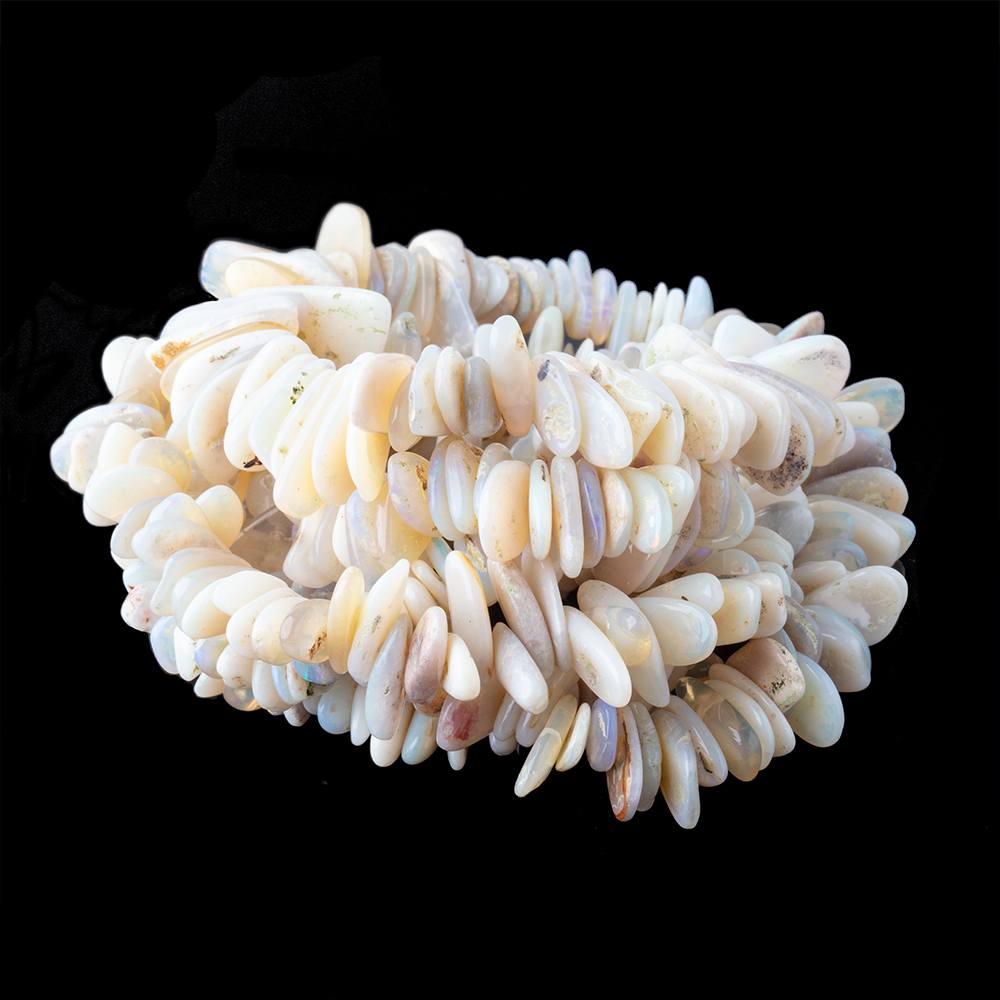 8x6-15x6mm Australian Opal Top Drilled Plain Nuggets 18 inch 200 Beads