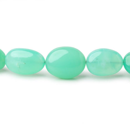 8x6-16x13mm Prase Opal Plain Oval Beads 18 inch 40 pieces AA