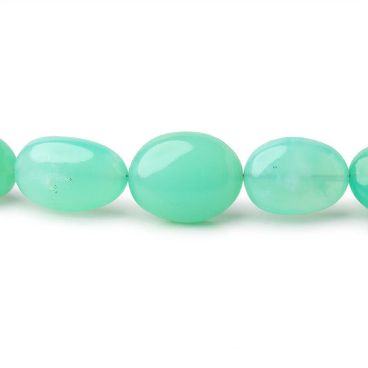 8x6-16x13mm Prase Opal Plain Oval Beads 18 inch 40 pieces AA
