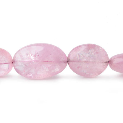8x6-18x13mm Morganite plain nugget beads 18 inch 39 pieces A