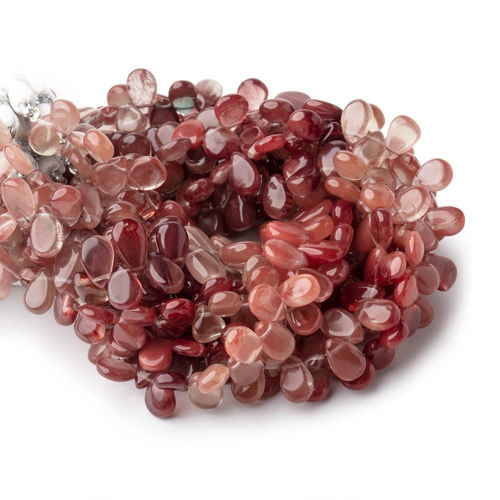 8x7-10x7mm Andesine Plain Pear Beads 8 inch 48 pieces