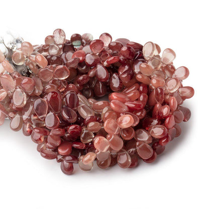 8x7-10x7mm Andesine Plain Pear Beads 8 inch 48 pieces