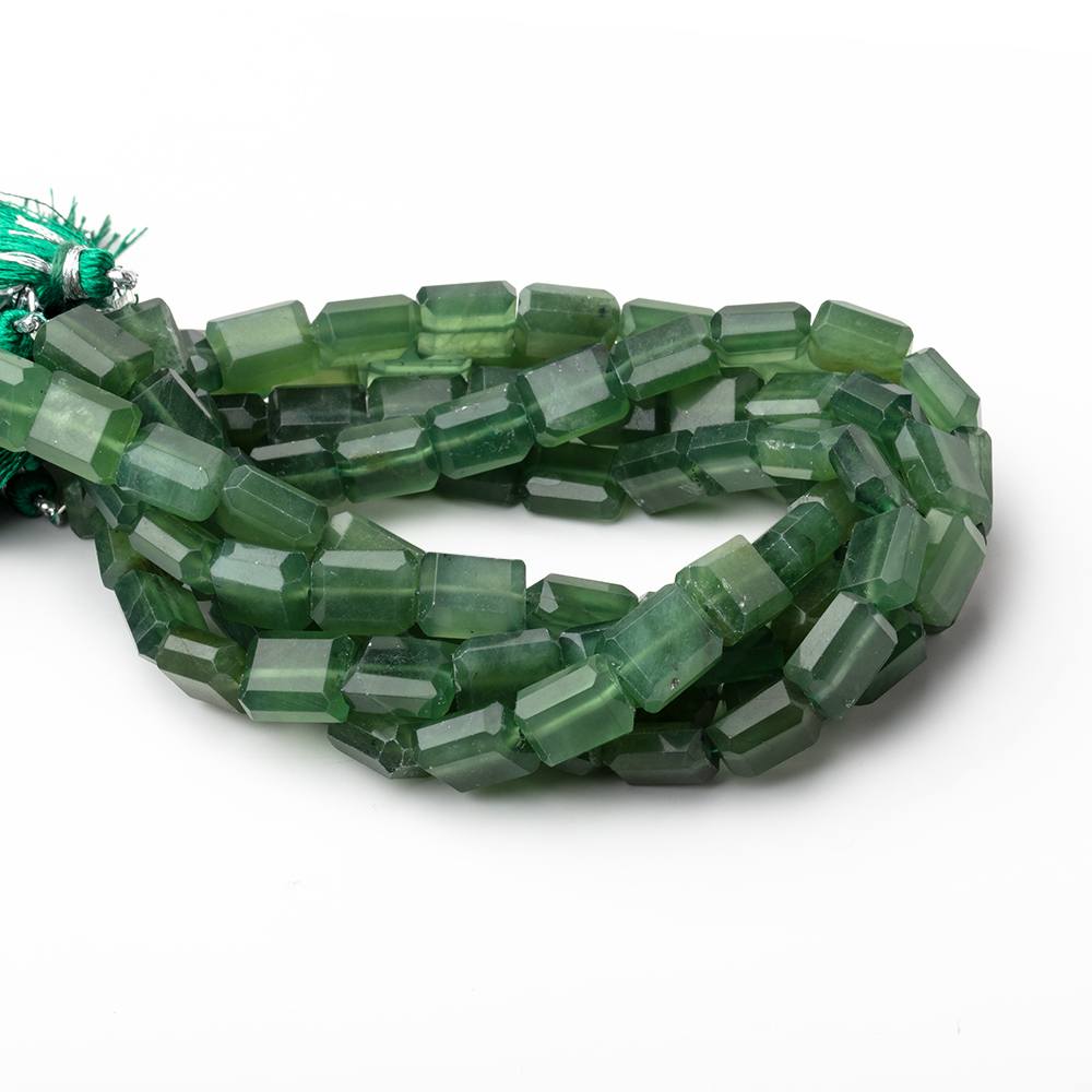 8x7-10x8mm Serpentine Faceted Rectangle Beads 8 inch 20 pieces