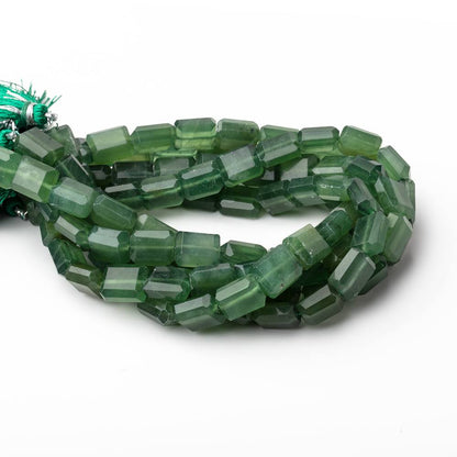 8x7-10x8mm Serpentine Faceted Rectangle Beads 8 inch 20 pieces