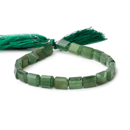 8x7-10x8mm Serpentine Faceted Rectangle Beads 8 inch 20 pieces