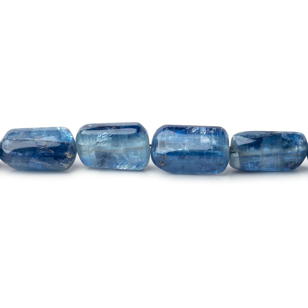 8x7-12x7mm Blue Kyanite Plain Nugget Beads 8 inch 15 pieces