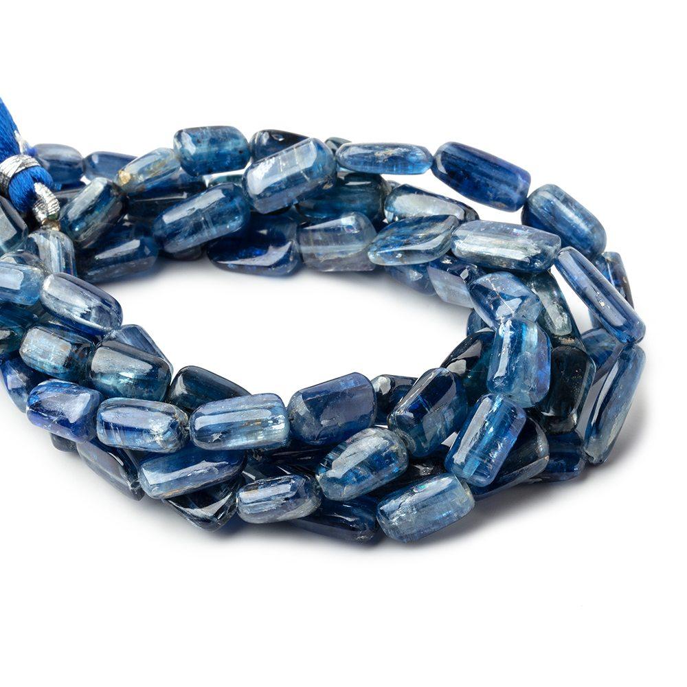 8x7-12x7mm Blue Kyanite Plain Nugget Beads 8 inch 15 pieces