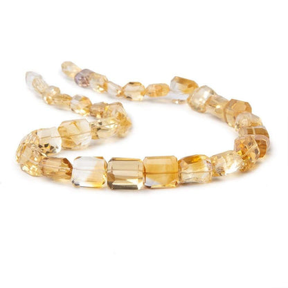 8x7-14x12mm Citrine Faceted Nugget Beads 16 inch 33 pieces