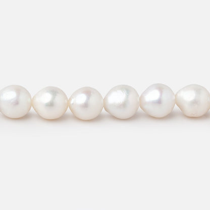 8x7-9x8mm Off White Petite Ultra Baroque Freshwater Pearls 15.5 inch 46 Beads AA