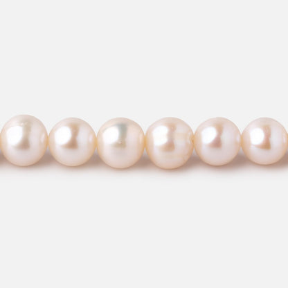 8x7mm Cream Off Round Freshwater Pearls 16 inch 54 pieces