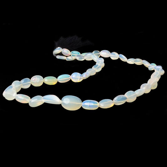 8x7x4-14x10x6mm Ethiopian Opal Straight Drill Plain Nuggets 18 inch 45 pieces