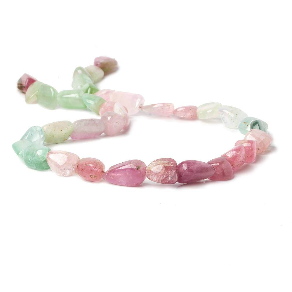 8x8.5-18.x9mm Multi Color Afghani Tourmaline Plain Nuggets 16.5 inch 35 pcs