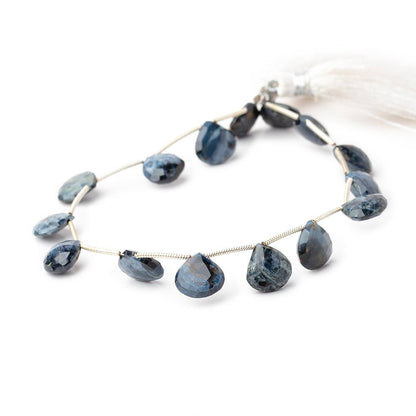 9-10mm Pietersite Faceted Heart Beads 8 inch 15 pieces