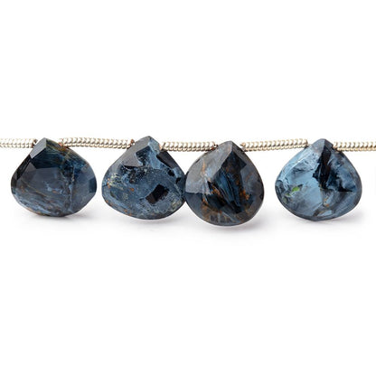 9-10mm Pietersite Faceted Heart Beads 8 inch 15 pieces