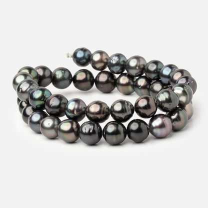 9-10mm Tahitian Saltwater Pearl Beads 16 inch 42 pieces AA