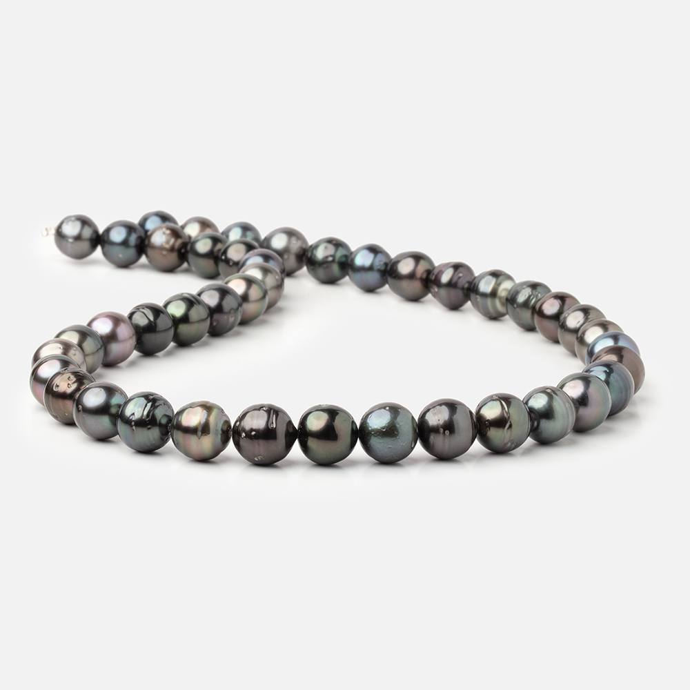 9-10mm Tahitian Saltwater Pearl Beads 16 inch 42 pieces AA