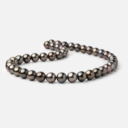 9-10mm Tahitian Saltwater Pearl Beads 16 inch 43 pieces AA
