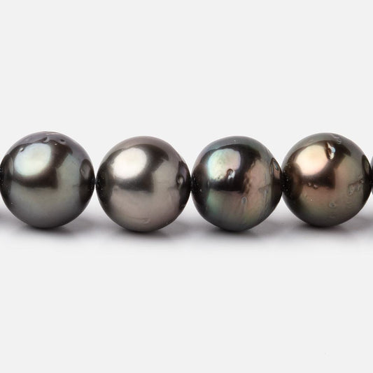 9-10mm Tahitian Saltwater Pearl Beads 16 inch 43 pieces AA
