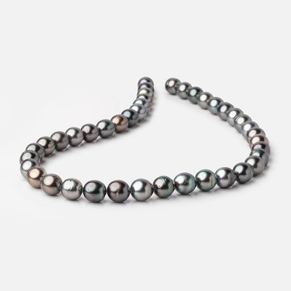 8-9mm Tahitian Saltwater Pearls 16 inch 41 Beads AA