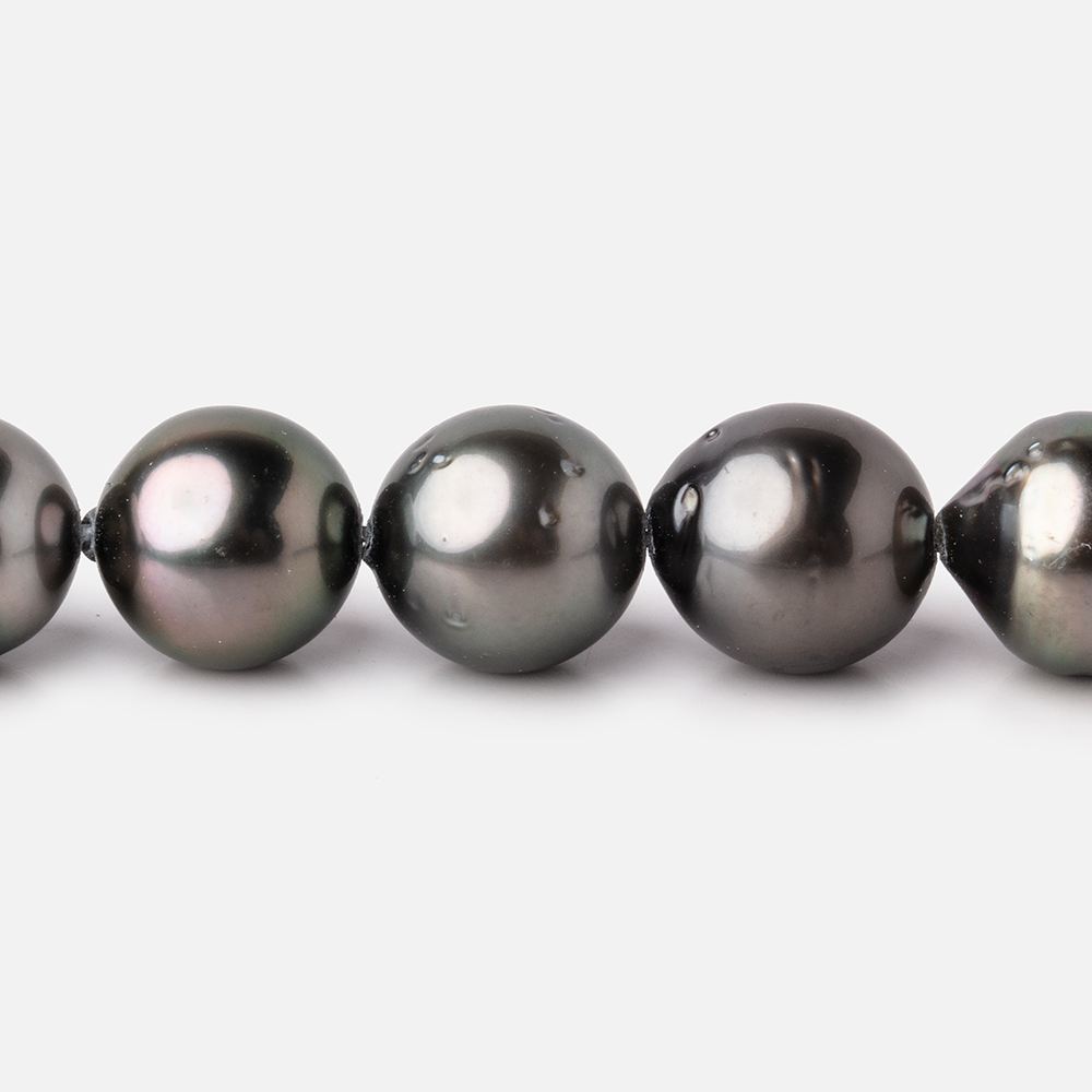 8-9mm Tahitian Saltwater Pearls 16 inch 41 Beads AA