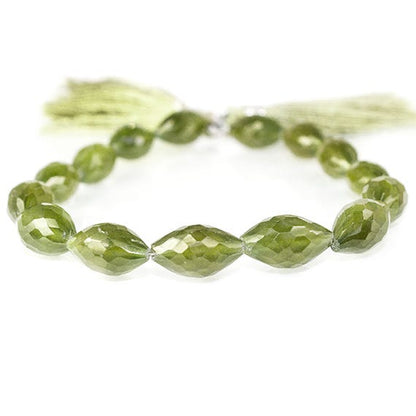 9-11mm Idocrase Faceted Marquise Beads 8 inch 14 pieces