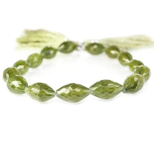 9-11mm Idocrase Faceted Marquise Beads 8 inch 14 pieces