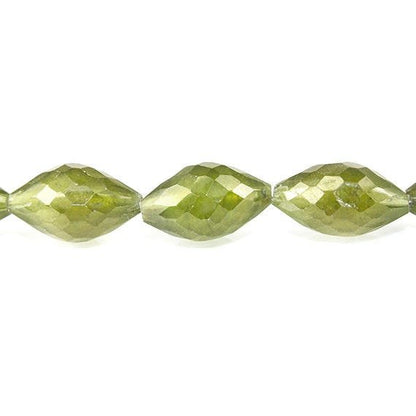 9-11mm Idocrase Faceted Marquise Beads 8 inch 14 pieces