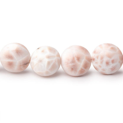 9-11mm Natrolite Plain Coin Beads 7.5 inch 16 pieces