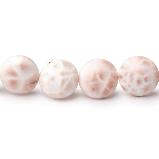 9-11mm Natrolite Plain Coin Beads 7.5 inch 16 pieces