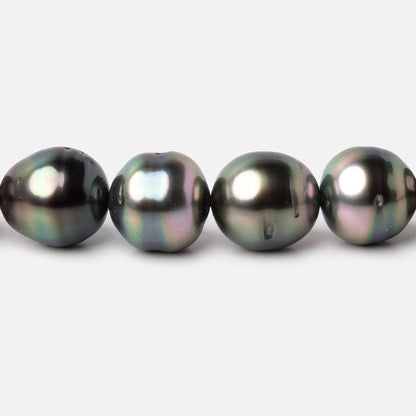 9-13mm Tahitian Saltwater Pearl Beads 16 inch 39 Pieces AA