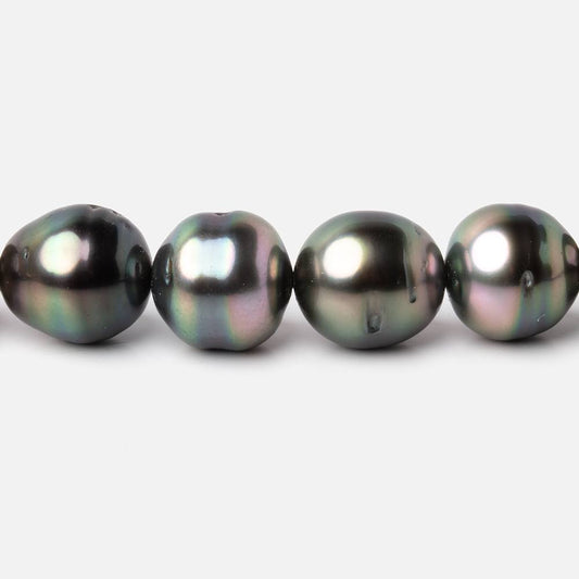 9-13mm Tahitian Saltwater Pearl Beads 16 inch 39 Pieces AA
