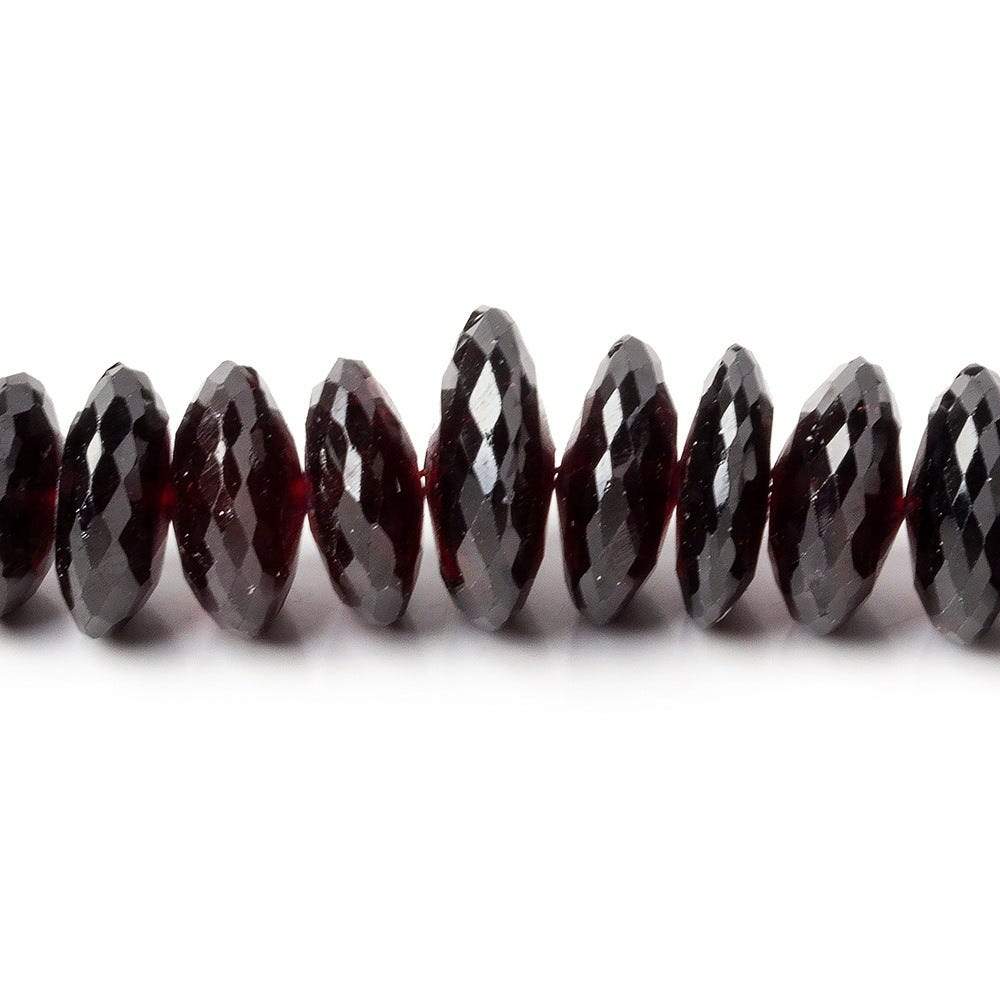 9-15mm Bohemia Garnet German Faceted Rondelle Beads 16 inch 92 pieces AAA
