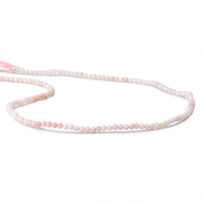 2.5mm Pink Peruvian Opal Micro Faceted Round Beads 13 inch 184 pieces