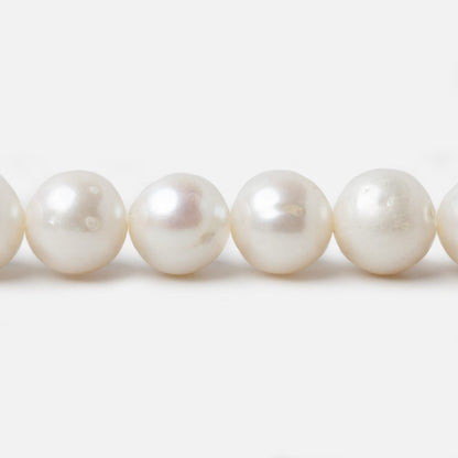9.5-10.5mm Off White Off Round Freshwater Pearls 15 inch strand 40 pcs
