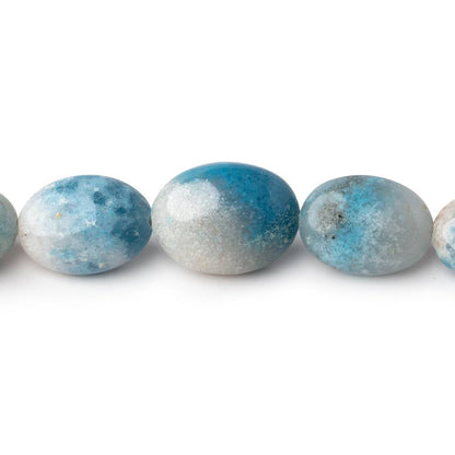 9.5x6.5-14x10mm Rare Paraiba Quartz Plain Oval Beads 8 inch 16 pieces AAA