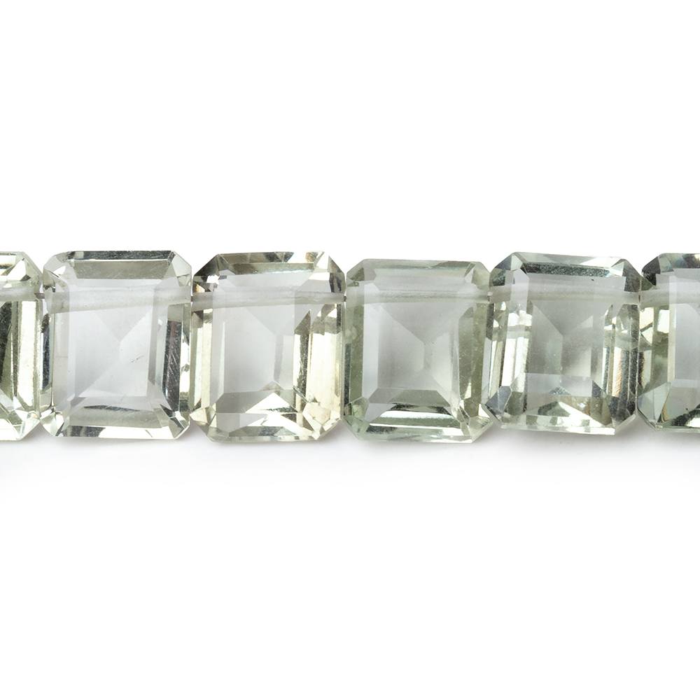 9.5x8mm Prasiolite Emerald Cut Rectangles 9 inch 30 Beads AA