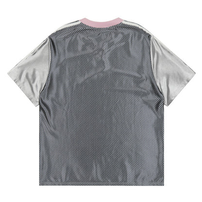 Short Sleeve T-Shirt Unisex Loose Casual Street Sports V-Neck