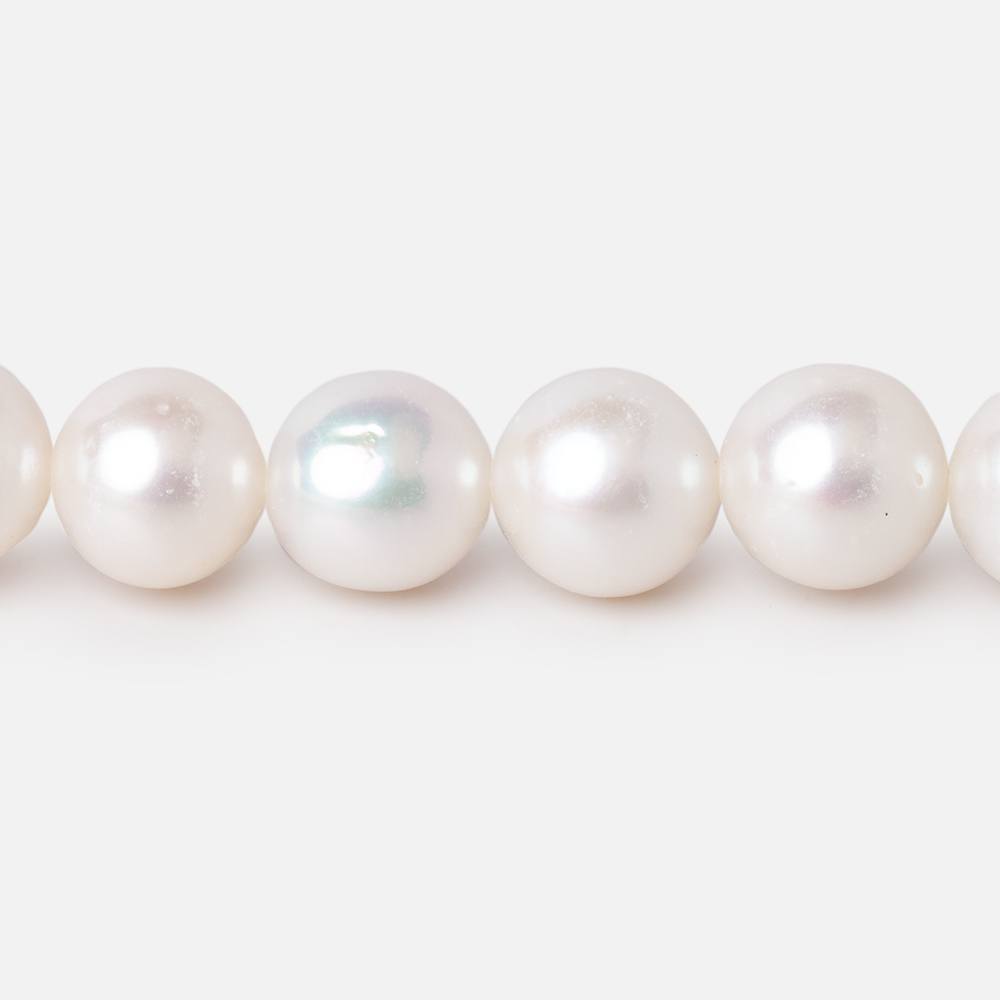 9mm Off White Off Round Freshwater Pearls 15.5 inch 47 Beads