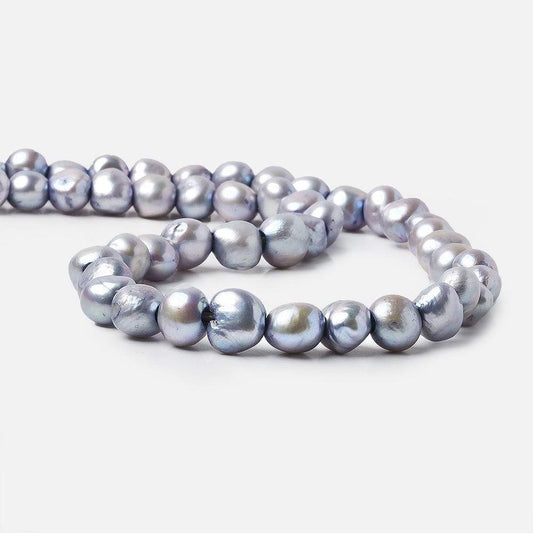 9x10-10x12mm Silver Violet   Baroque 2.5mm large hole Pearl
