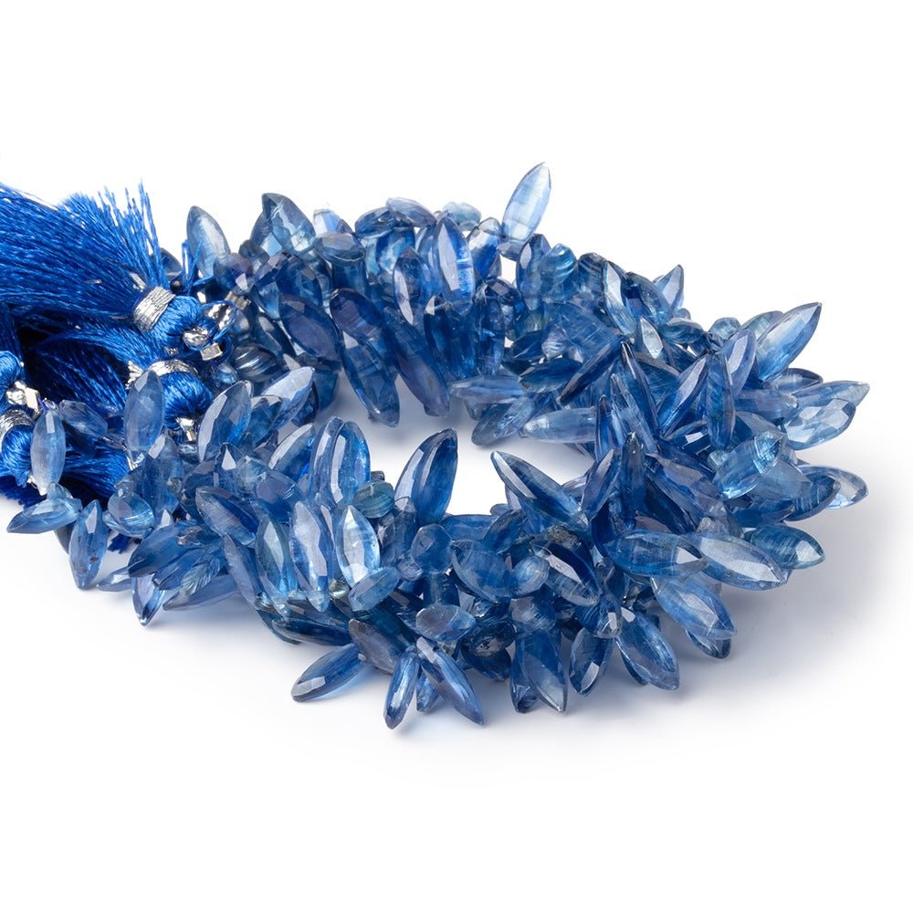 9x4-13x5mm Kyanite Faceted Marquise Beads 7.5 inch 68 pieces AA