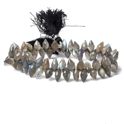 9x5-11x5mm Labradorite Faceted Marquise Beads 8 inch 65 pieces