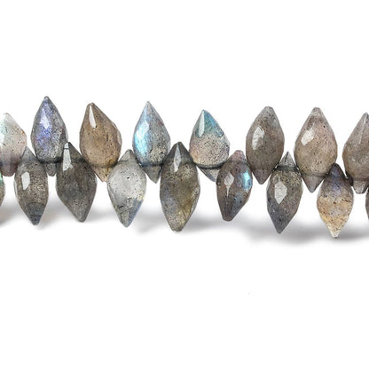 9x5-11x5mm Labradorite Faceted Marquise Beads 8 inch 65 pieces