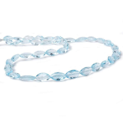 9x5-11x6mm Sky Blue Topaz faceted marquise beads 16 inch 40 pieces AA