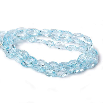 9x5-11x6mm Sky Blue Topaz faceted marquise beads 16 inch 40 pieces AA
