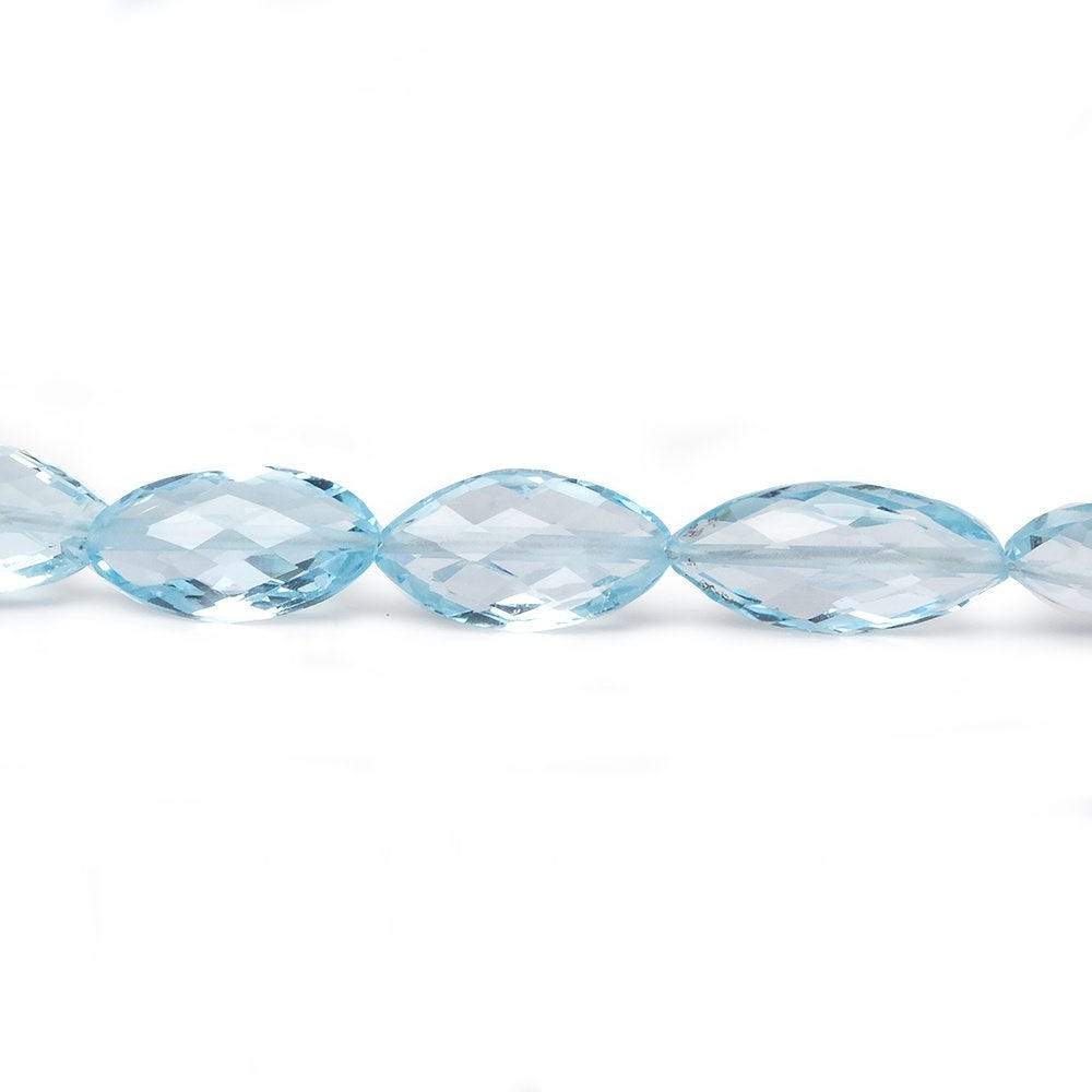 9x5-11x6mm Sky Blue Topaz faceted marquise beads 16 inch 40 pieces AA