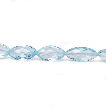 9x5-11x6mm Sky Blue Topaz faceted marquise beads 16 inch 40 pieces AA