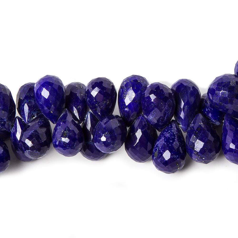 9x6mm Lapis Lazuli Beads Tear Drop Briolette 8 inch 83 pieces