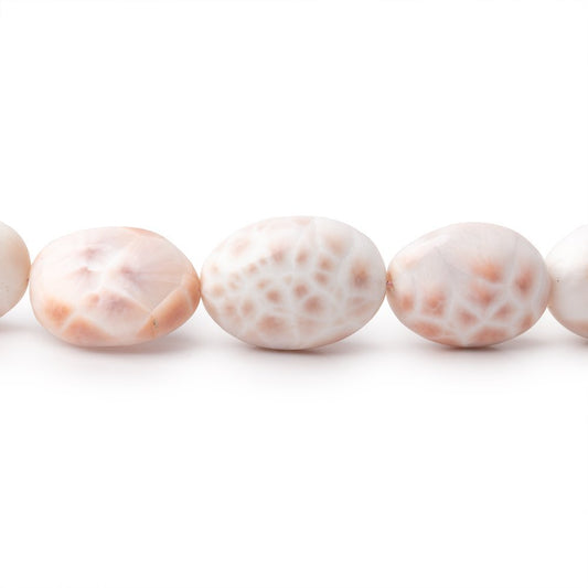 9x7-16x11mm Natrolite Plain Oval Beads 14 inch 27 pieces